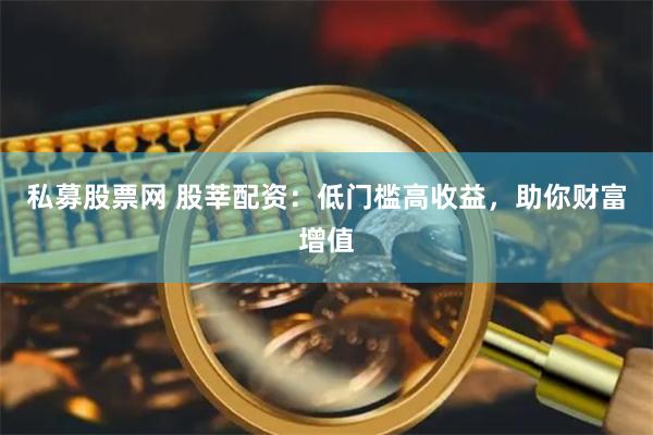 私募股票网 股莘配资：低门槛高收益，助你财富增值